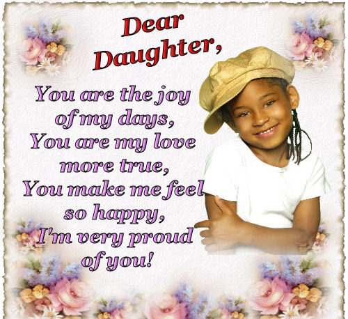good morning daughter i love you
