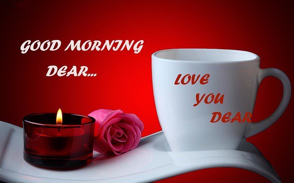 Good Morning love coffee mug and lamp